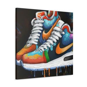 Kevonne Lincolne - Nike Inspired Canvas Painting